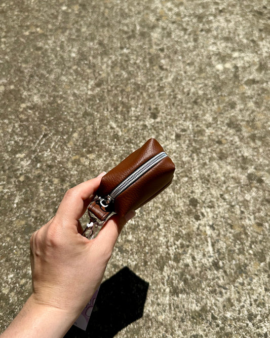 Porte sac à déjection MARRON