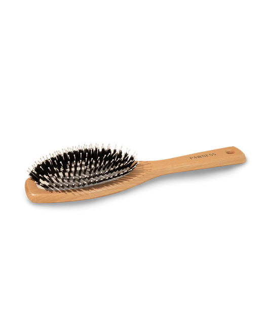 Brosse poils courts BOIS/NYLON