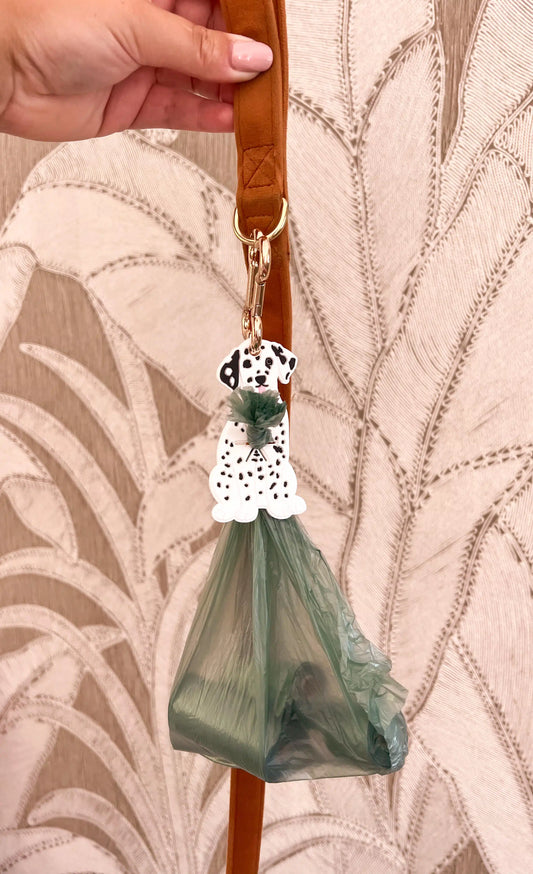 Support sacs à déjections fantaisie DALMATIEN