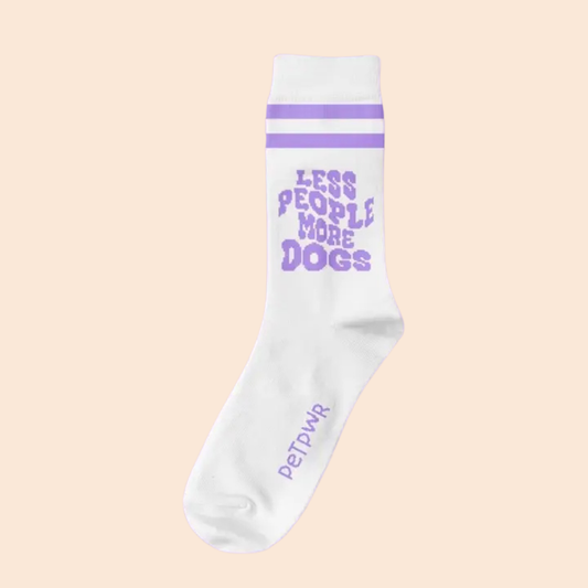 Chaussettes "LESS PEOPLE MORE DOGS"