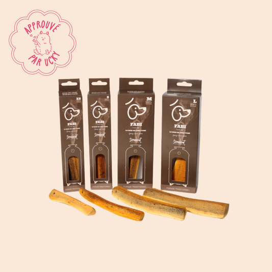 FABI - Bois de cerf biseau fumé saveur jambon