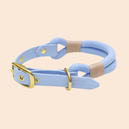 Collier en corde BLEU POLAIRE
