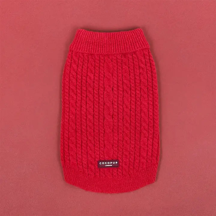 Pull en maille torsadée - VIN CHAUD