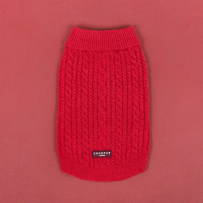 Pull en maille torsadée - VIN CHAUD