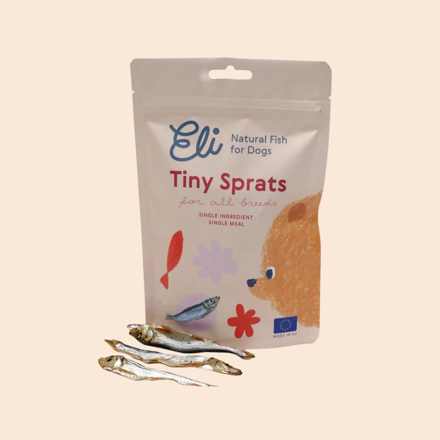 Sprats séchés de la Baltique