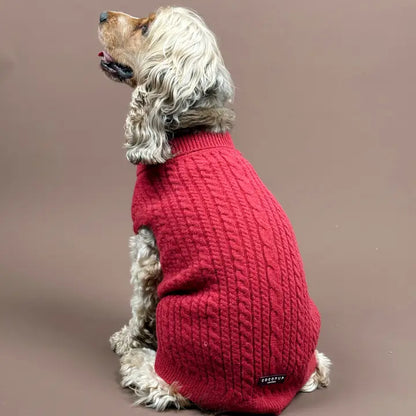 Pull en maille torsadée - VIN CHAUD