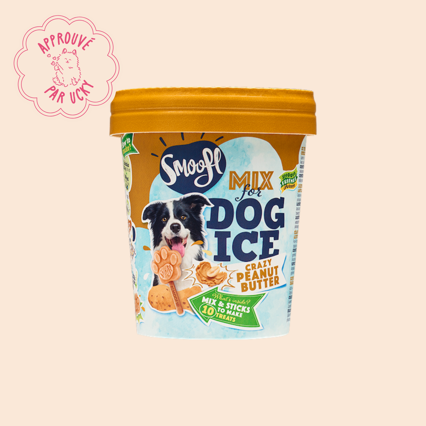 Glace pour chien BEURRE DE CACAHUÈTE