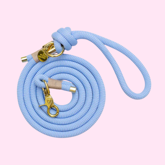 Laisse en corde BLEU POLAIRE