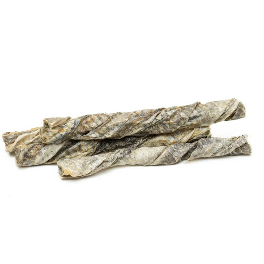 Torsades de peau de morue séchée