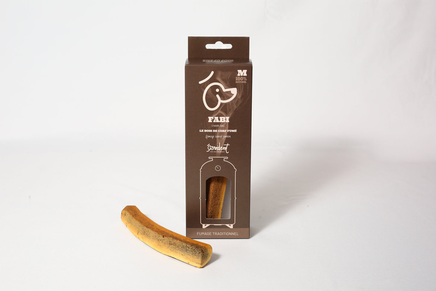 FABI - Bois de cerf biseau fumé saveur jambon