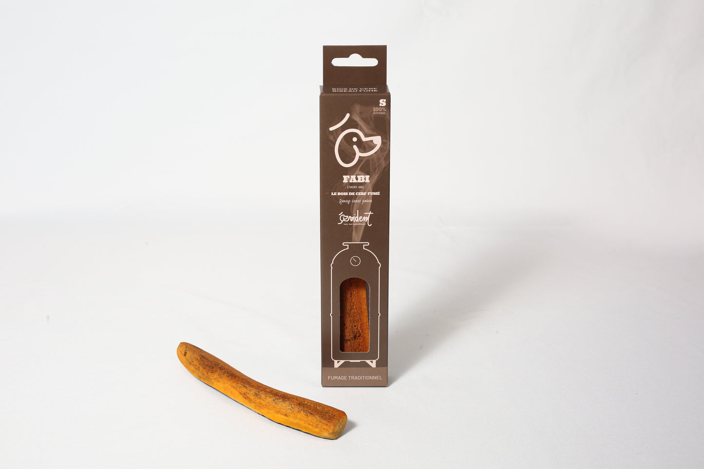 FABI - Bois de cerf biseau fumé saveur jambon