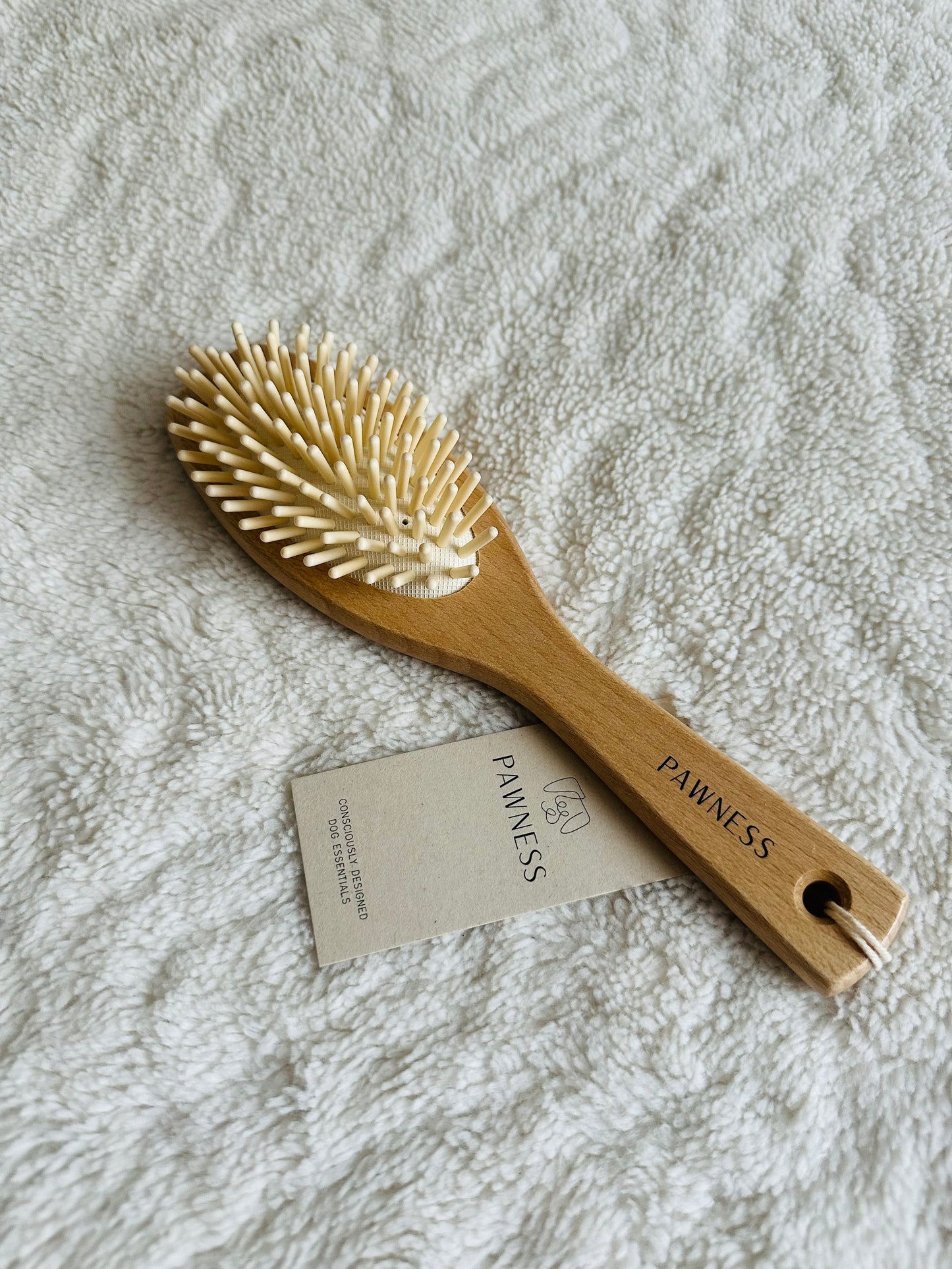 Brosse poils longs et fins BOIS