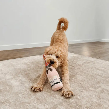 Peluche Bouteille de champagne ROSE